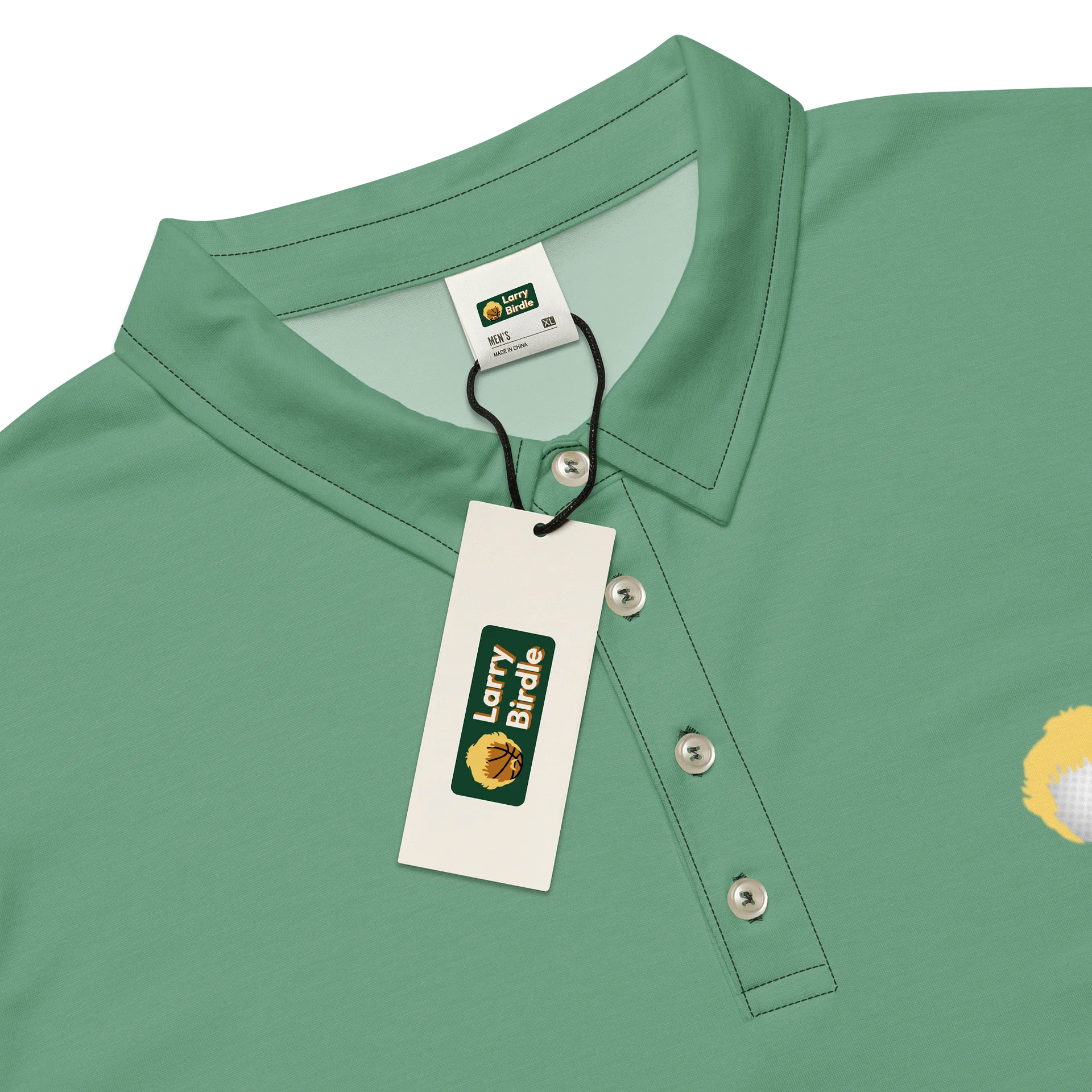 Golf Logo Summer Green Printed Polo product image (5)
