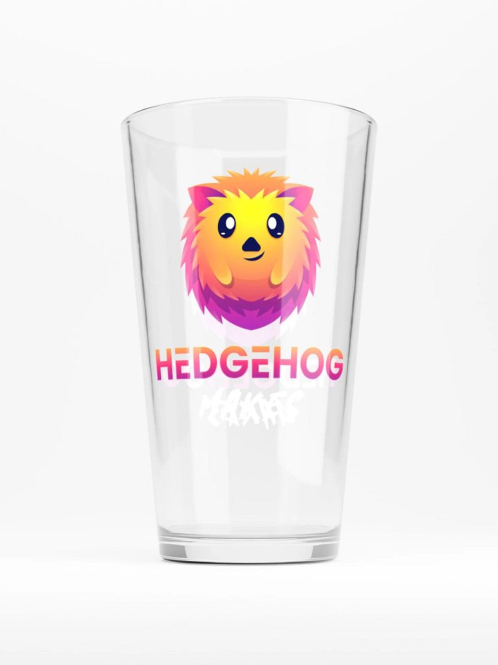 Hedgehog Makes Pint Glass product image (1)