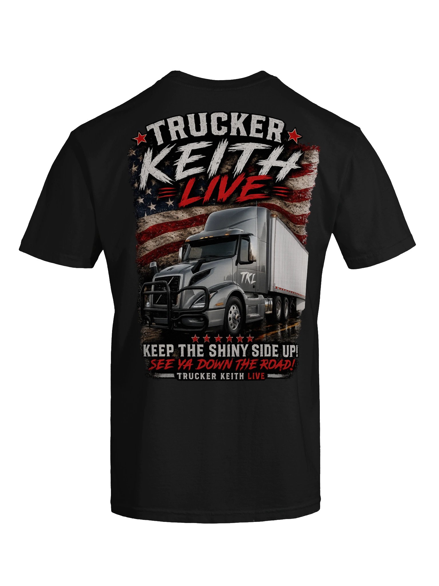 Trucker Keith Live Distressed Flag Tee product image (40)