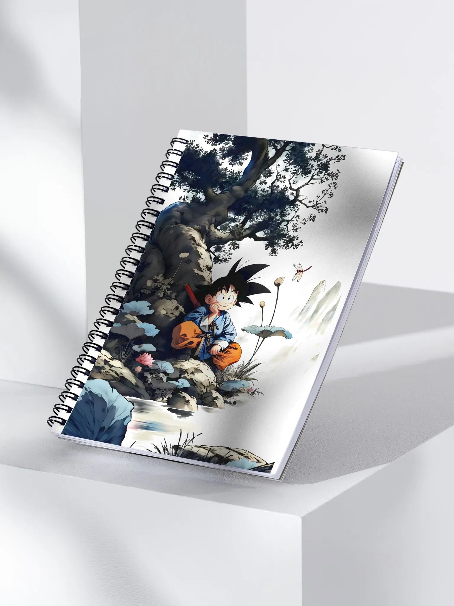 Tranquil Pond Dreams Spiral Notebook product image (3)