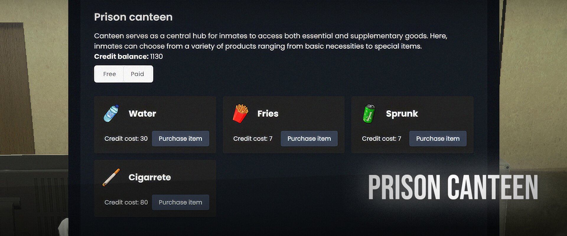 FiveM Prison all-in-one resource V2 [ QB / ESX / QBOX ] product image (6)
