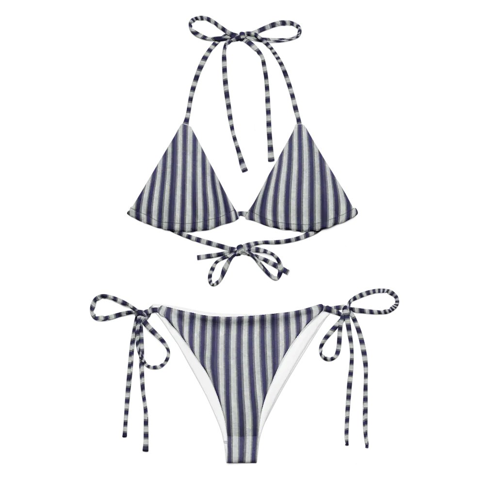 The Gray Areas Striped Bikini product image (1)