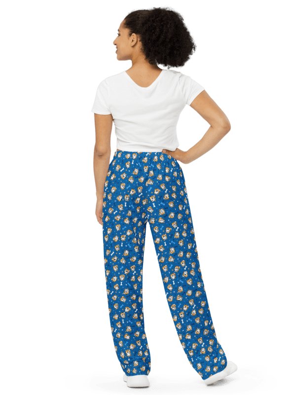 Pomeranian Blue Wide-Leg Pants product image (2)