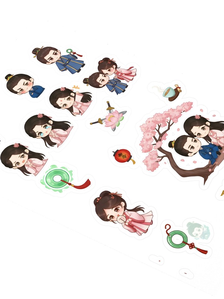 Romantic Chibi Sticker Collection product image (2)