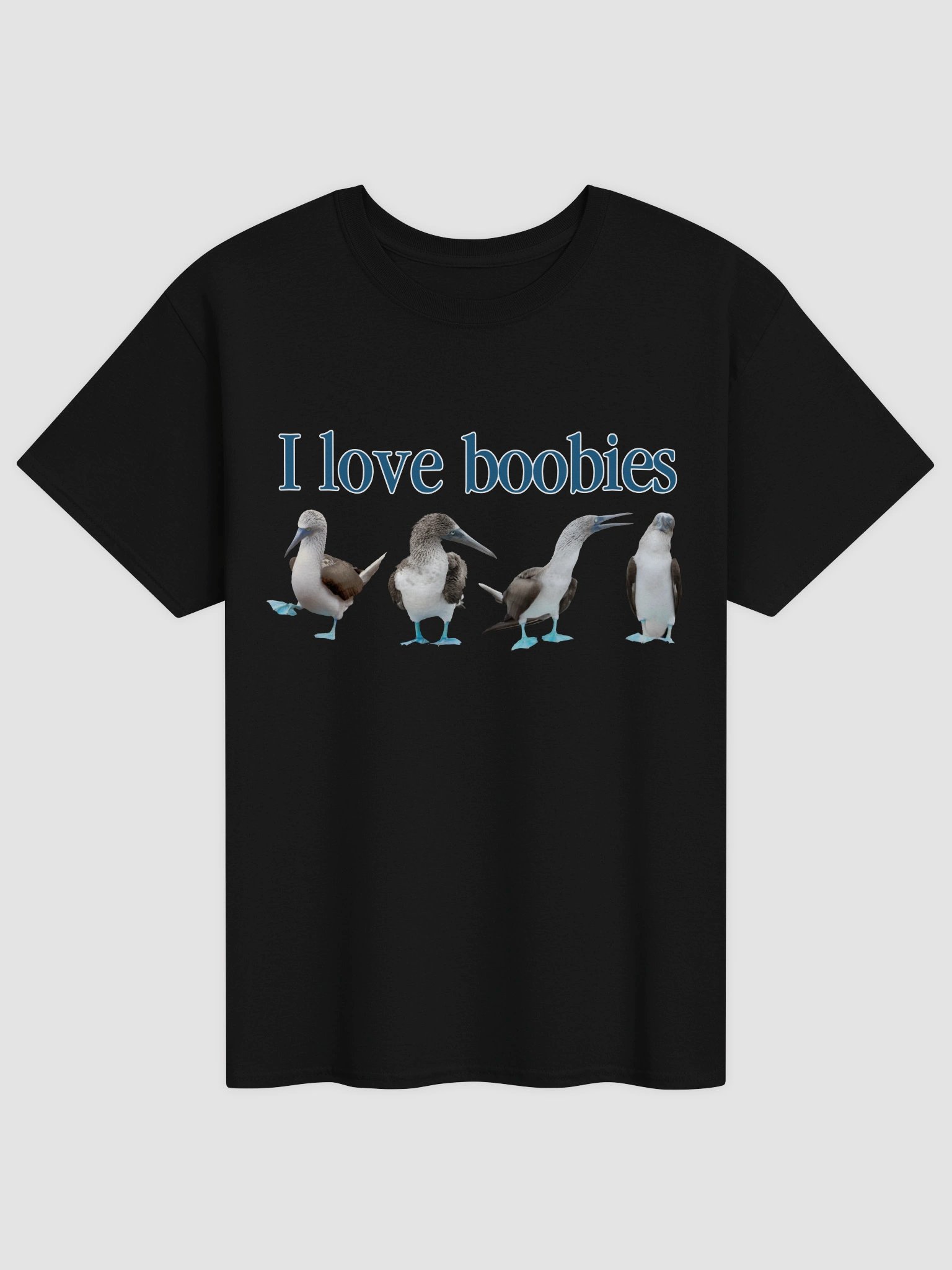 I Love Boobies Bird T-shirt product image (2)