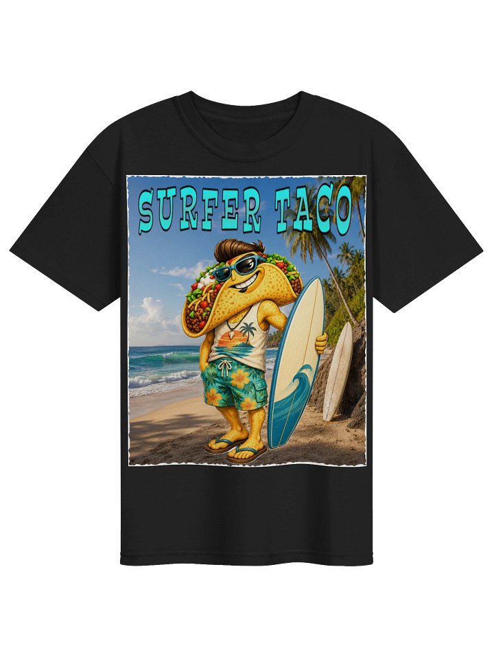Surfer Taco Beach Vibes Tee - The Taco family product image (3)