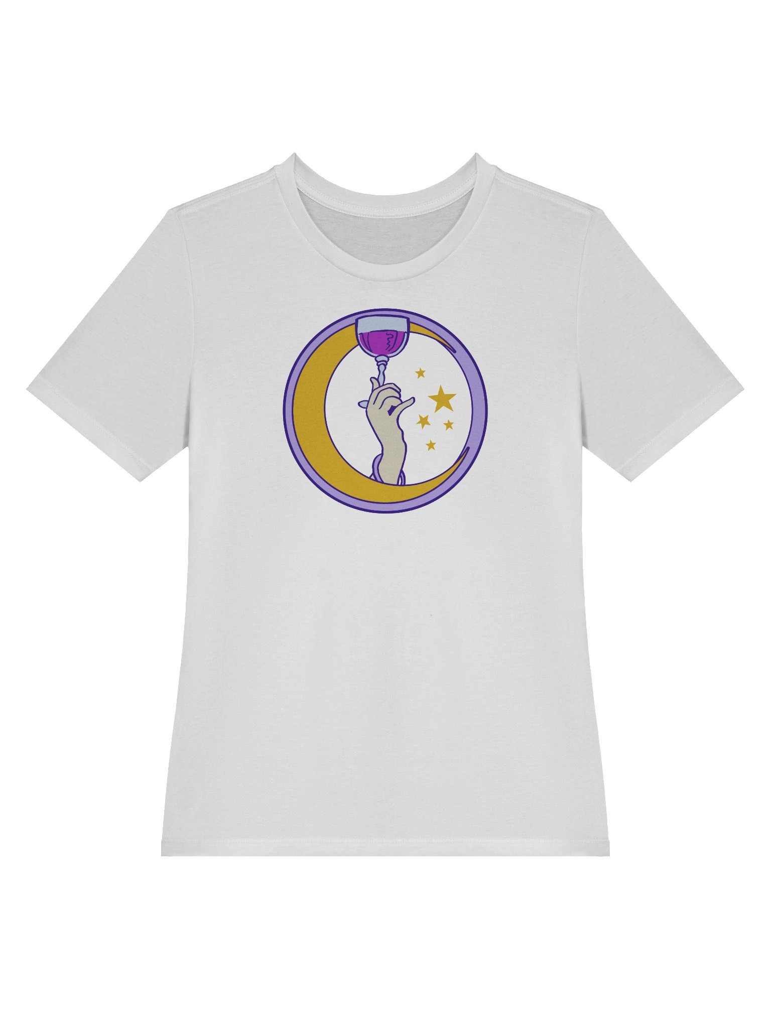 Toasting the Moon Women's Relaxed Fit Tee - Light product image (3)