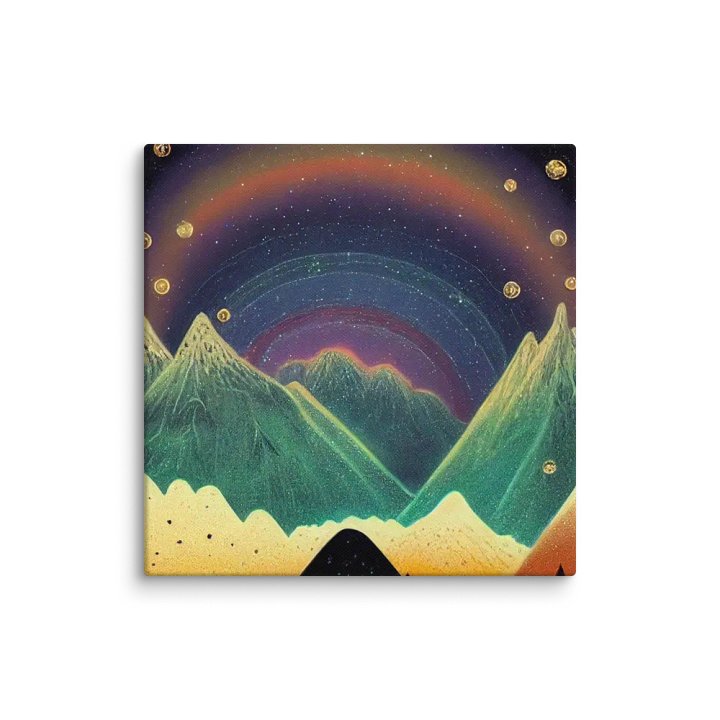 Surreal Rainbow Peaks Canvas product image (6)