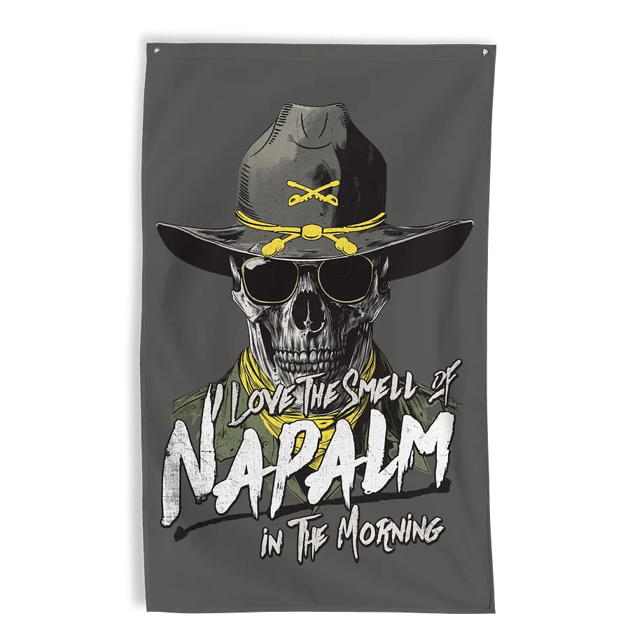 Napalm in the Morning Wall Flag product image (1)