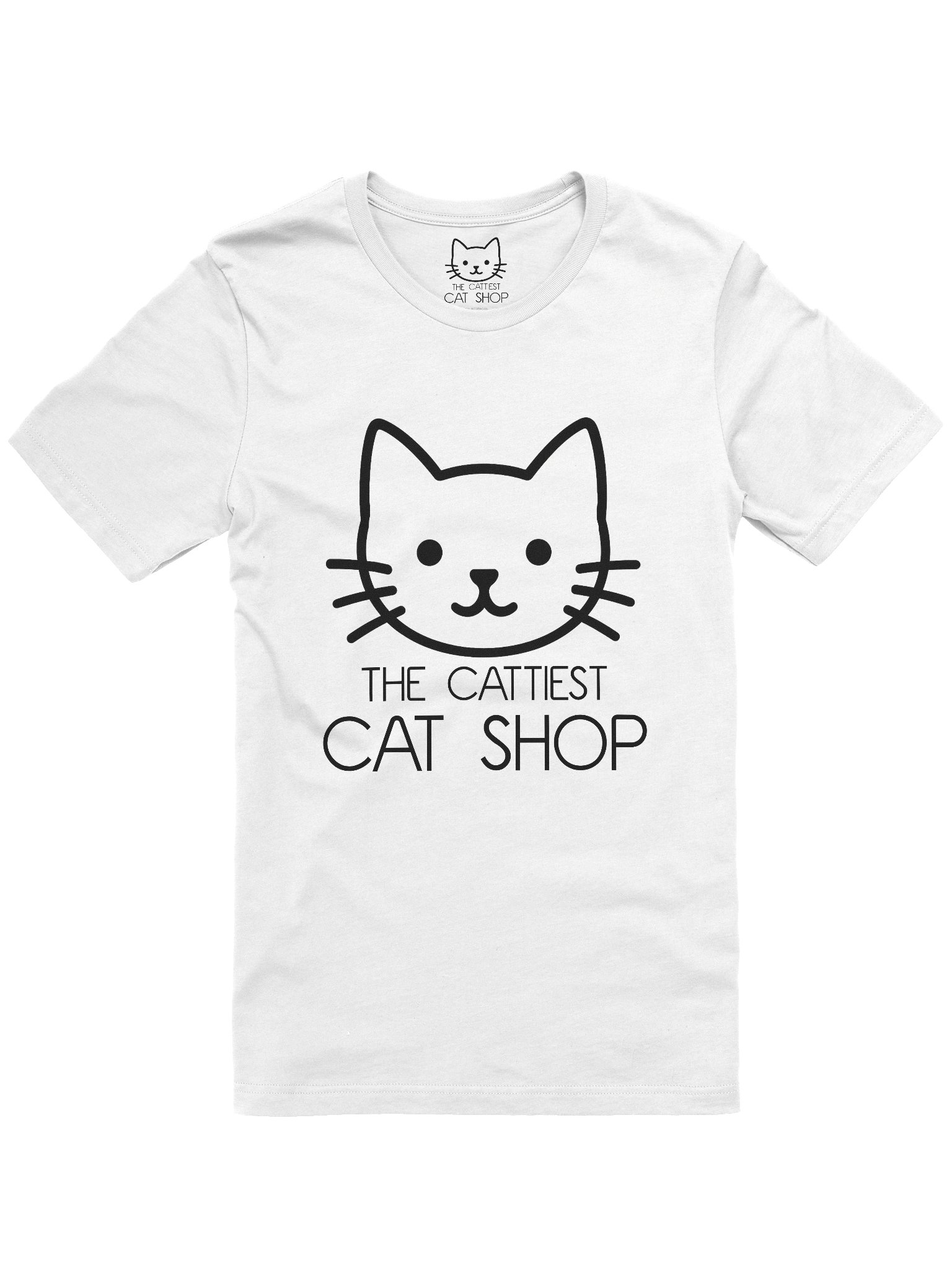 The Cattiest™ Cat Shop Logo (Black) Concert Tee Fit Unisex T-Shirt product image (97)