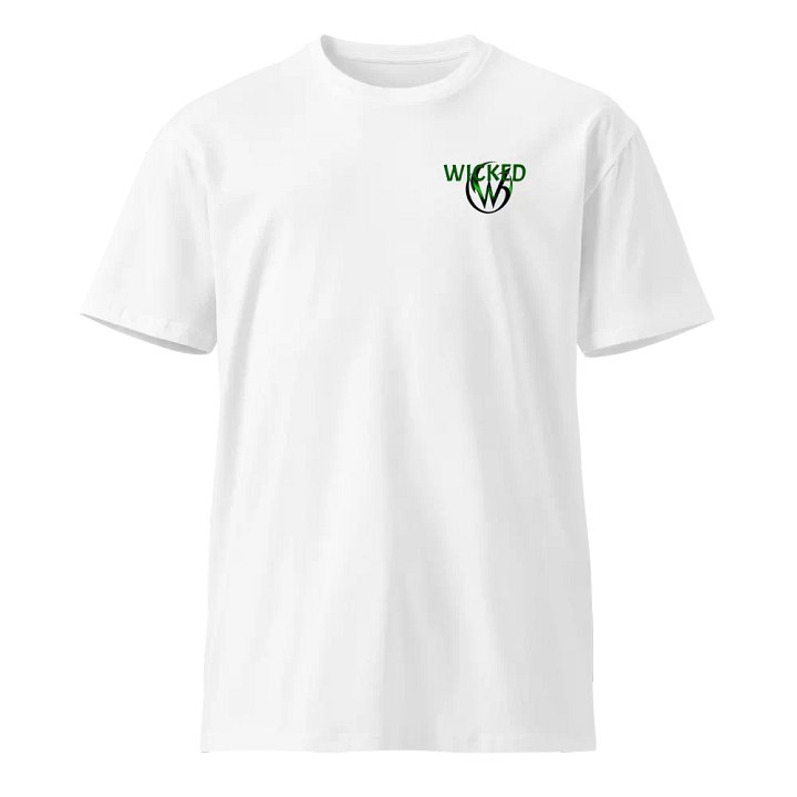 WICKED LIZARD ("W" LOGO) TEE, GREEN LETTERS Unisex Premium T-Shirt product image (10)