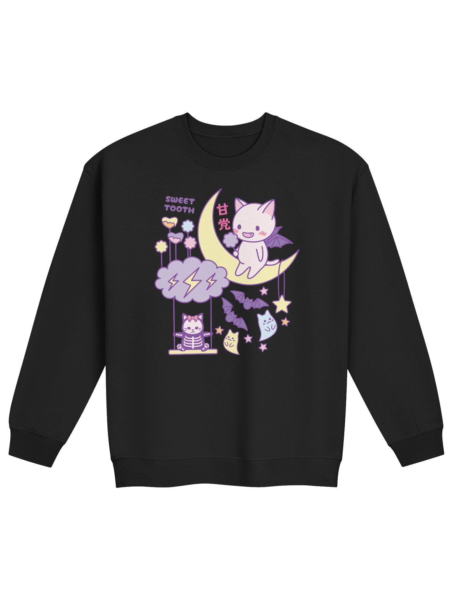 Kawaii Bat Kitty - Unisex Adult Sweatshirt product image (1)