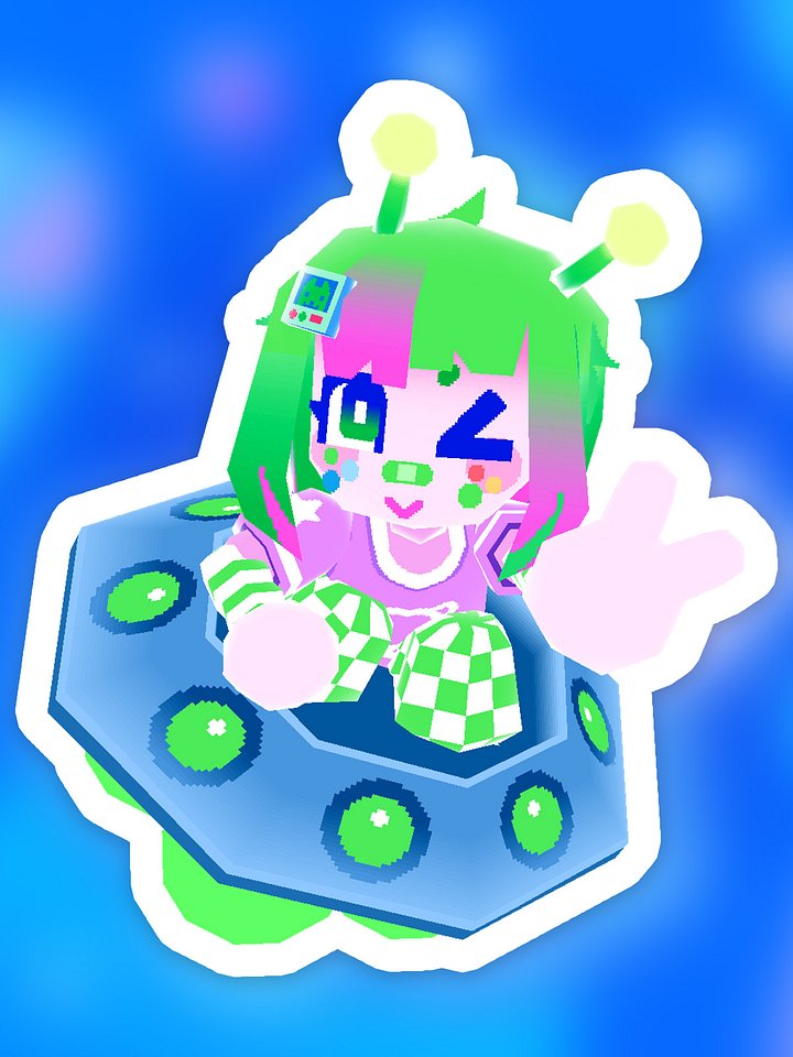 Pongon UFO Sticker product image (1)