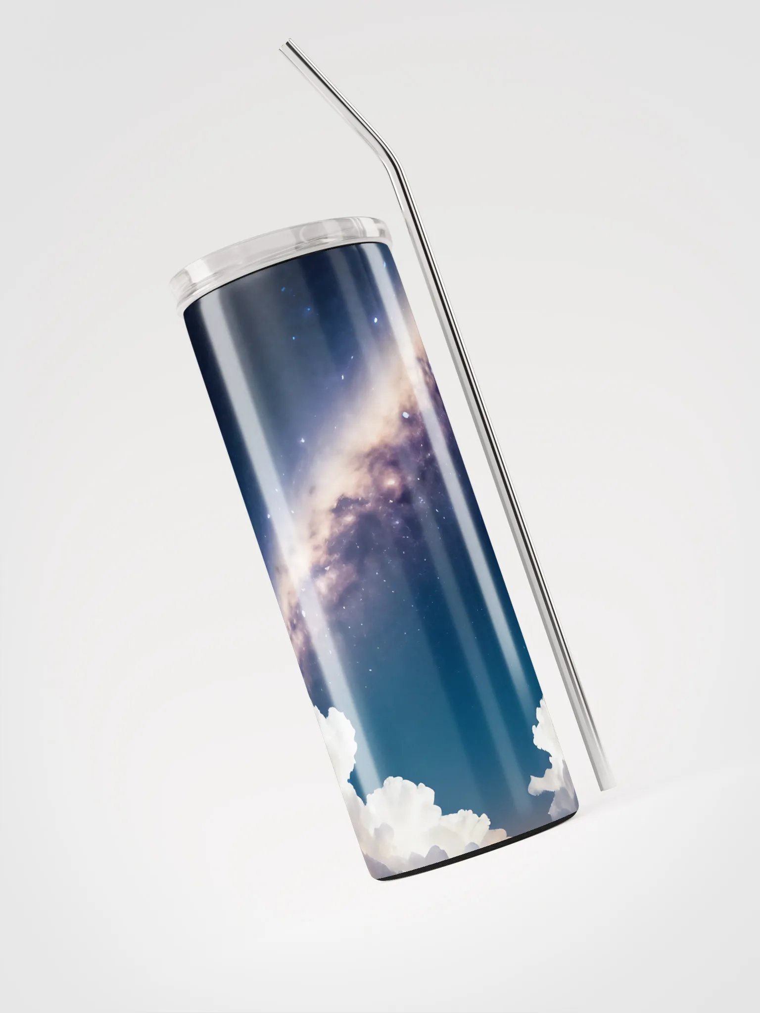 DO IT ALL 20oz Stainless Steel Tumbler with Straw product image (3)