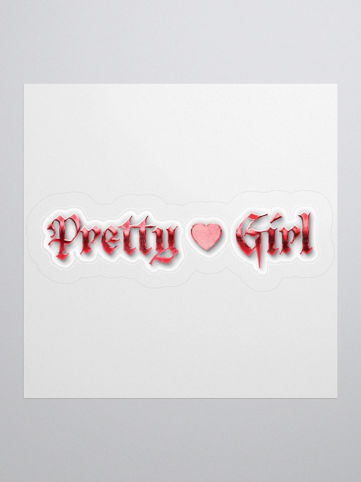 Pretty Girl Heart Sticker product image (3)