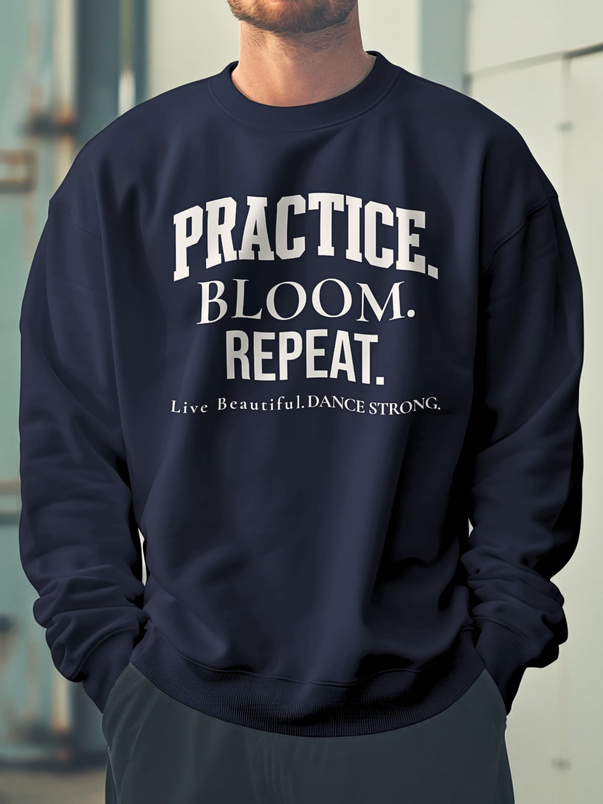 Practice. Bloom. Repeat. Varsity Dance Sweatshirt product image (2)