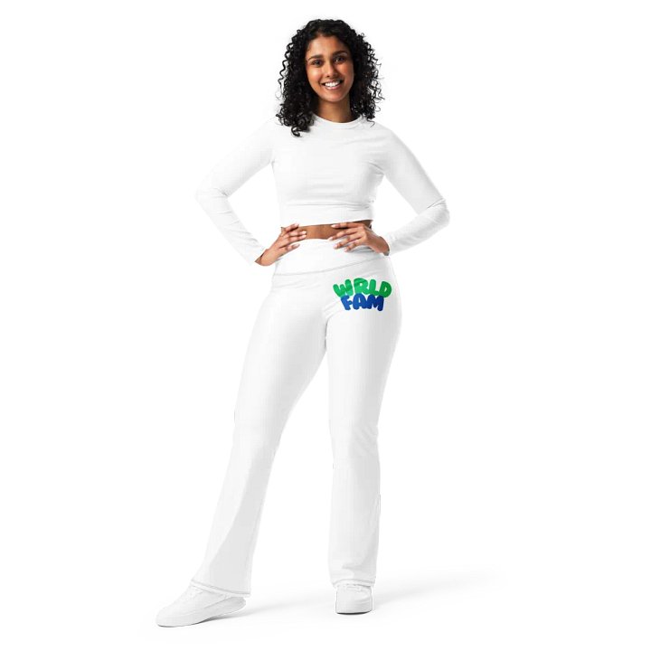 WRLD FAM Flared Leggings product image (1)