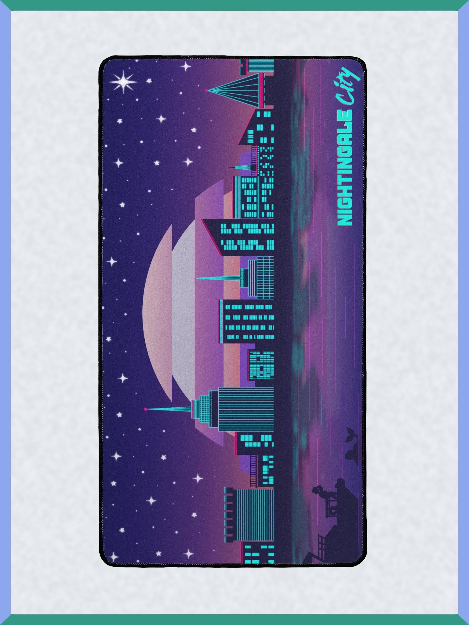 Nightingale City - 15.5" x 31.5" Desk Mat product image (4)