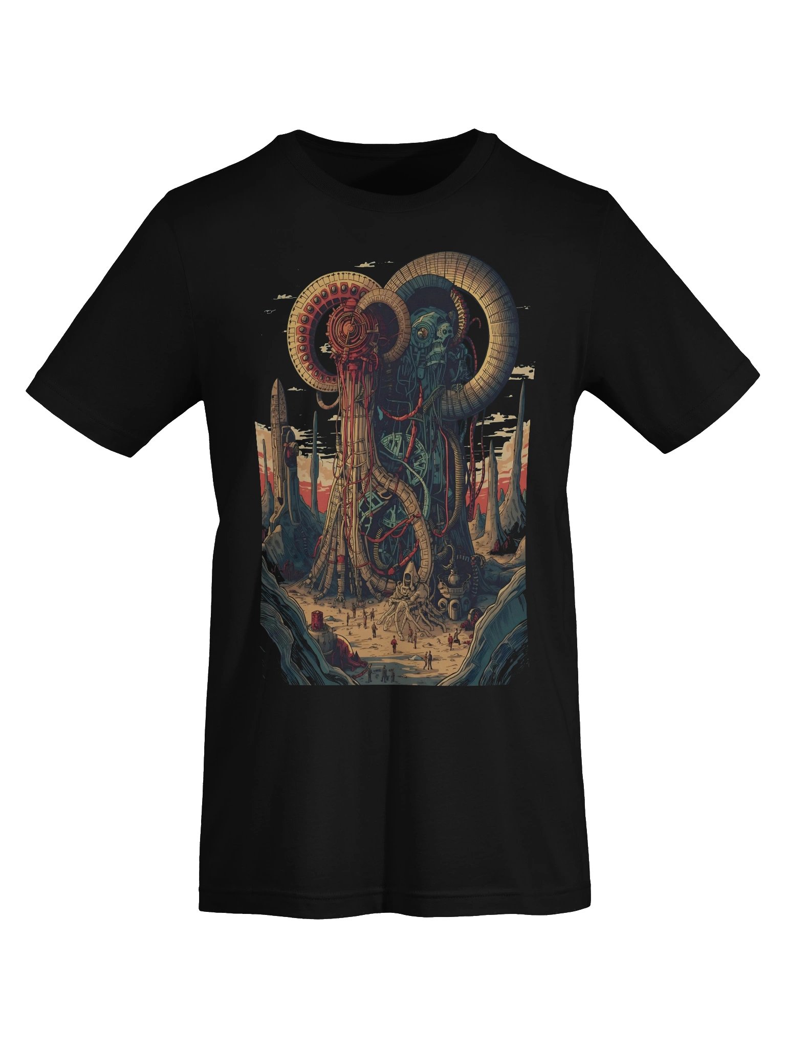 Horned Space Creature Lightweight T-Shirt product image (4)