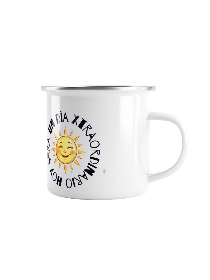 Smiling Sun Enamel Mug product image (1)