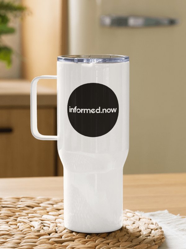 informed.now Travel Mug with Handle (Black) product image (2)