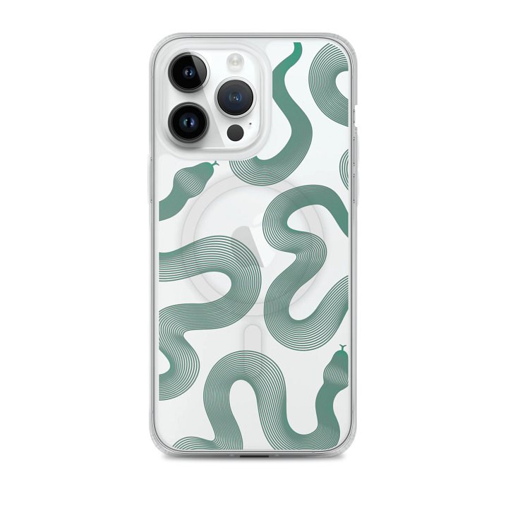 Emerald Rippling Serpentine iPhone Case product image (2)