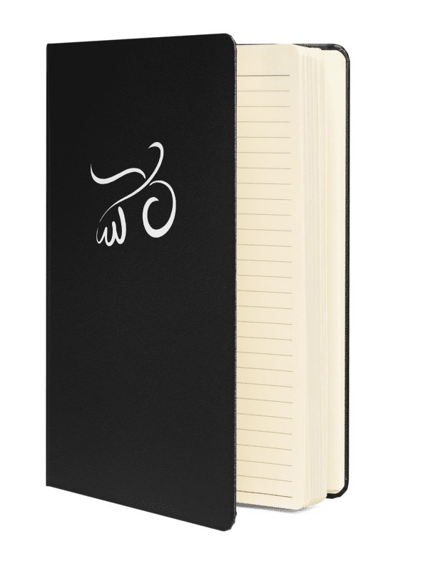 Bird Calligraphy Notebook – Clear White Print product image (2)