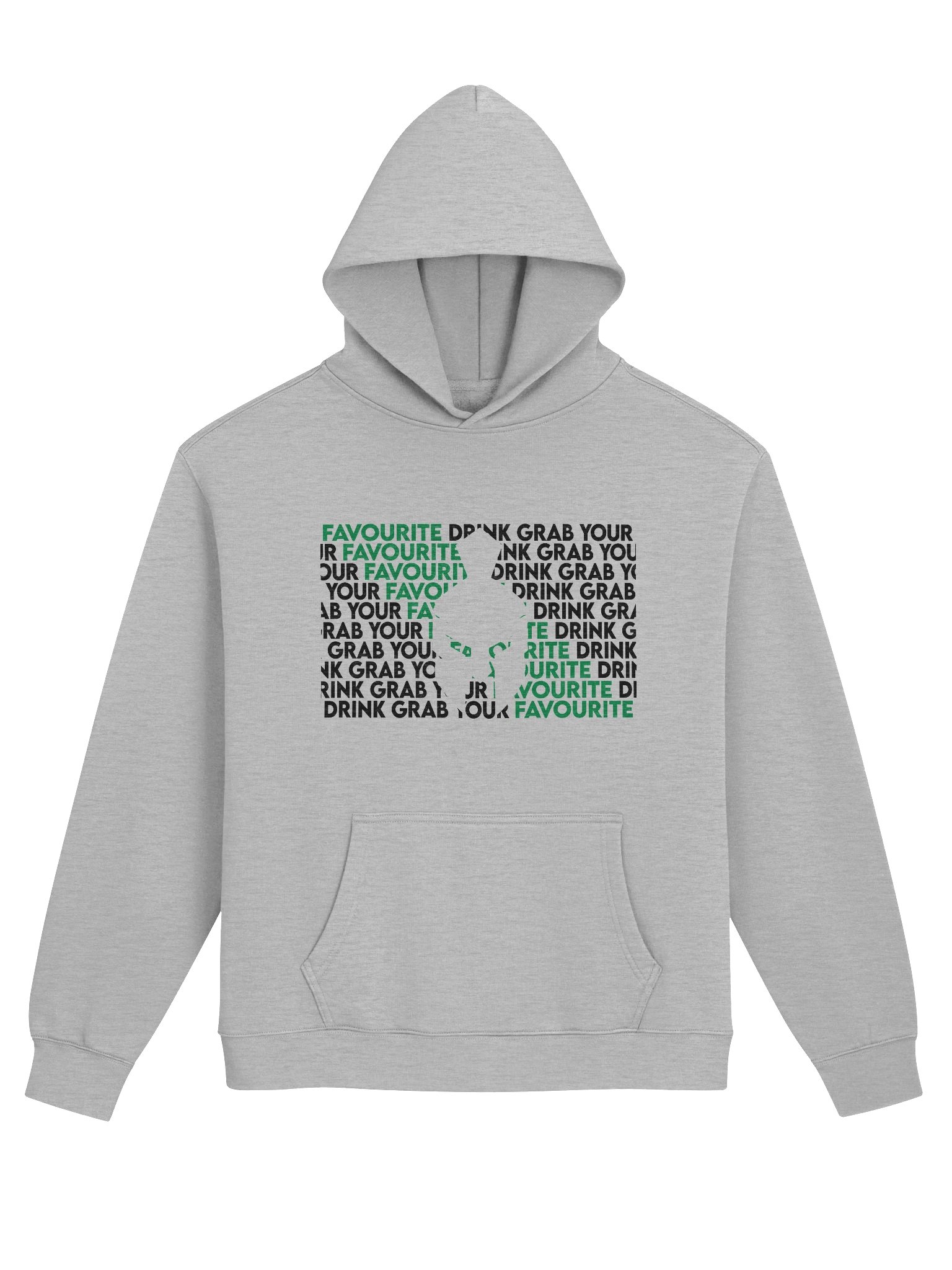 Premium Oversized Hoodie Favourite Drink Printed product image (1)