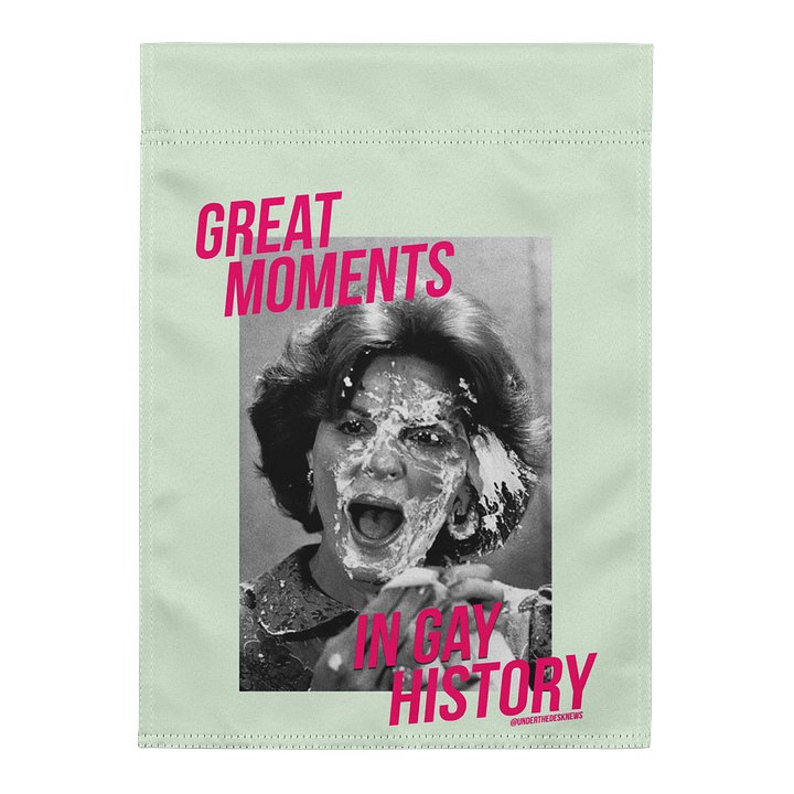 FUTILE DEVICE: GREAT MOMENTS IN GAY HISTORY (YARD FLAG) product image (1)