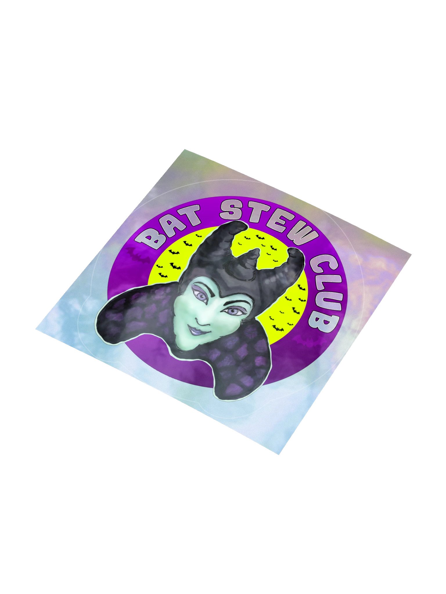 Bat Stew Club Holographic Cutout Sticker product image (7)