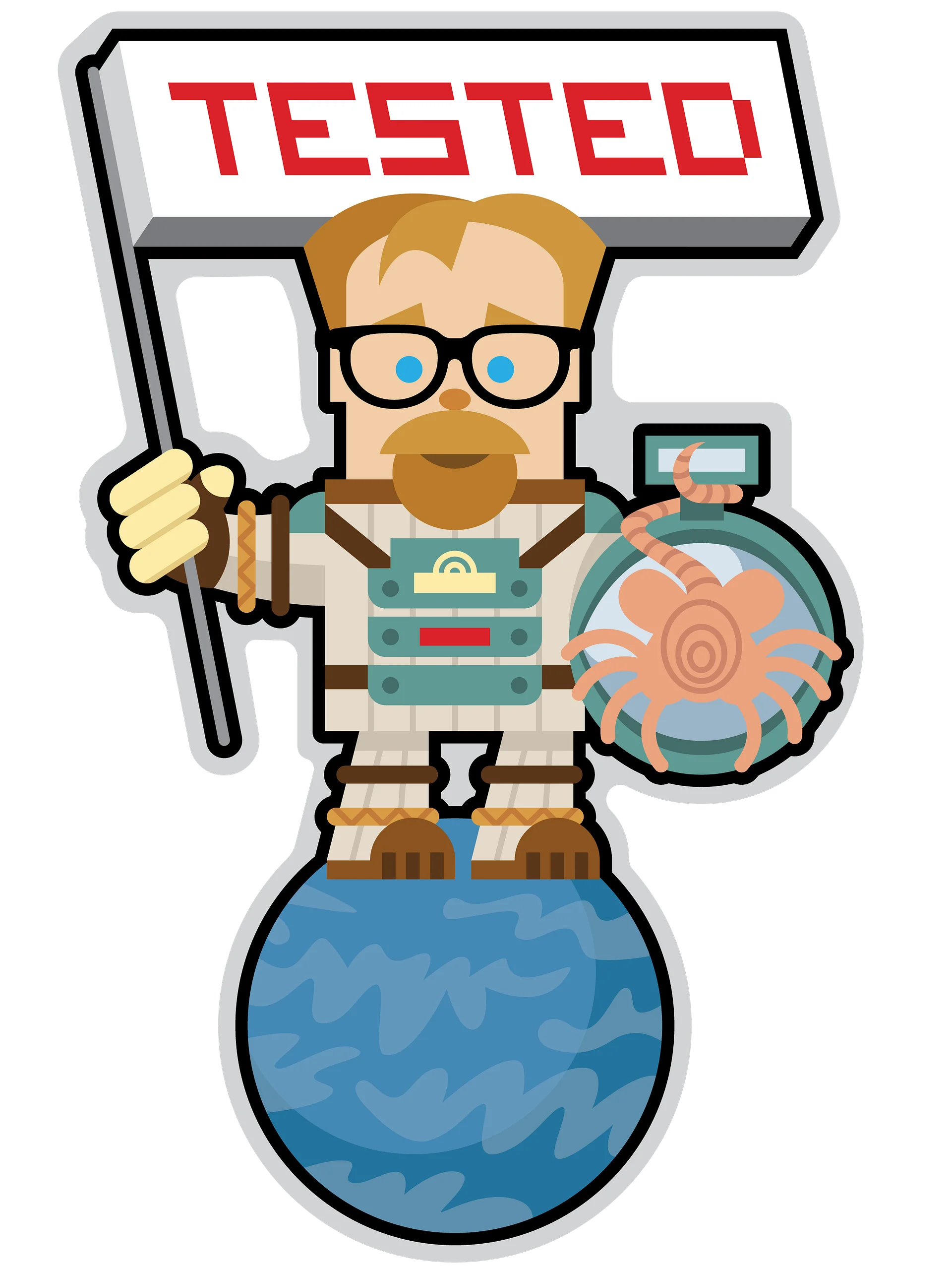 Savage Spacesuit 6-Inch Sticker Four-Pack product image (4)