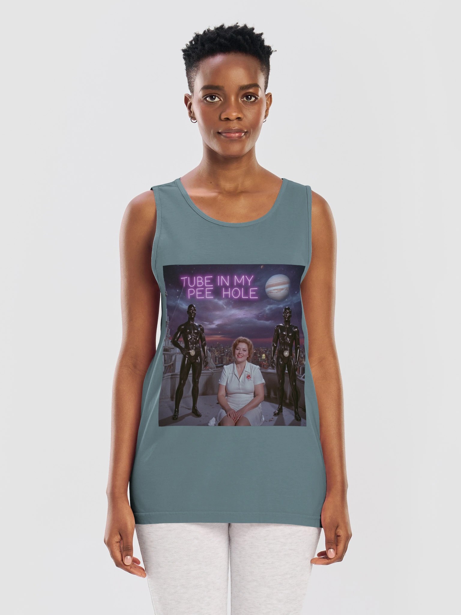 TUBE IN MY PEE HOLE | Comfort Colors Unisex Garment-Dyed Tank Top product image (101)