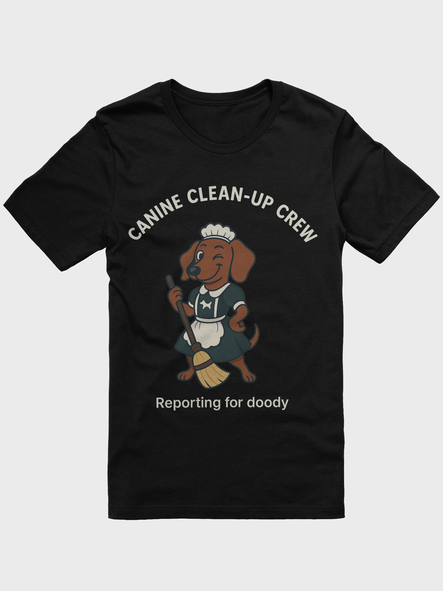Canine Clean-Up Crew – Reporting for Doody Tee product image (1)