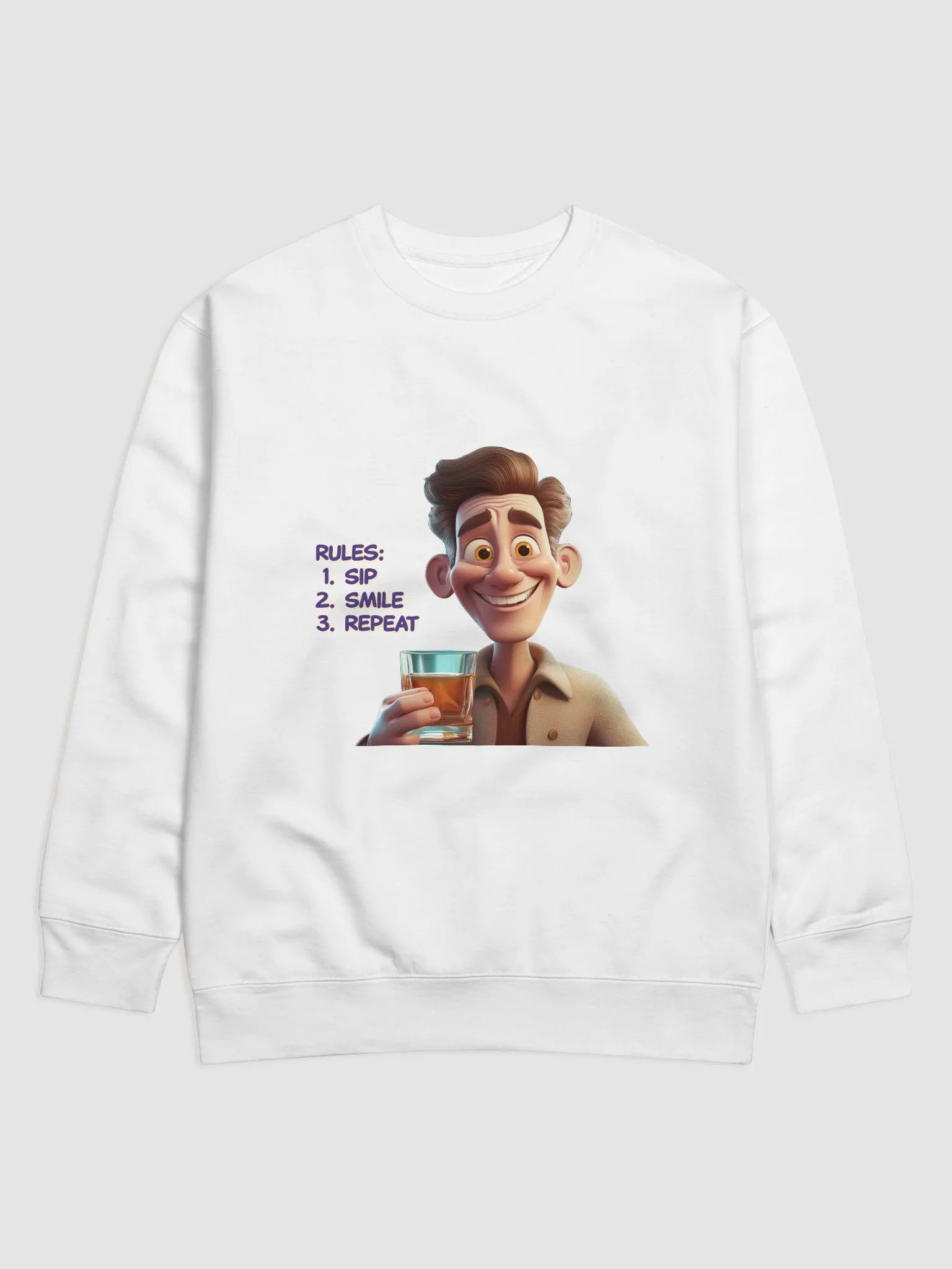 Sip, Smile & Repeat - Sweatshirt product image (37)