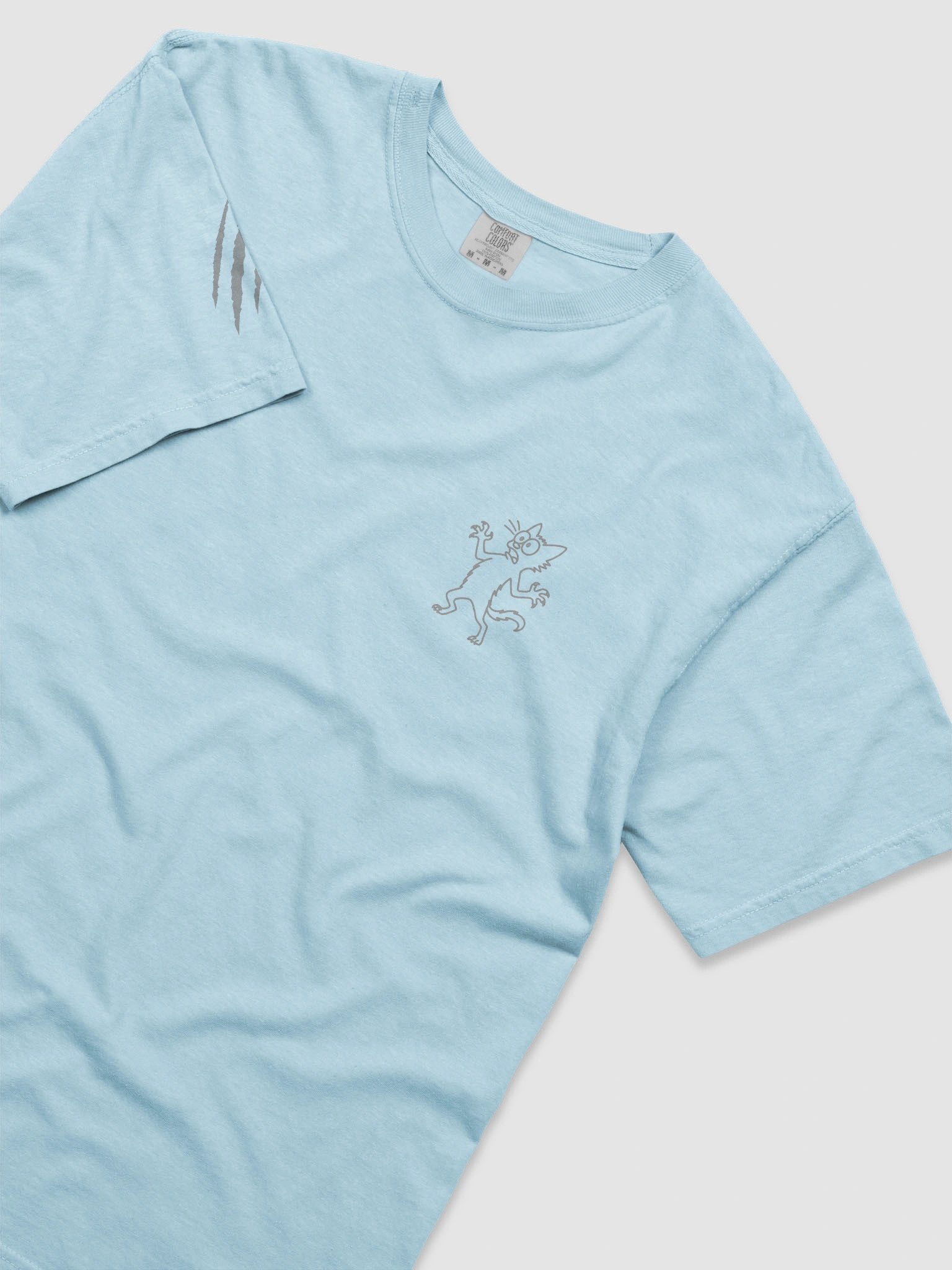 Jagged Comfort: Garment-Dyed T-Shirt product image (26)