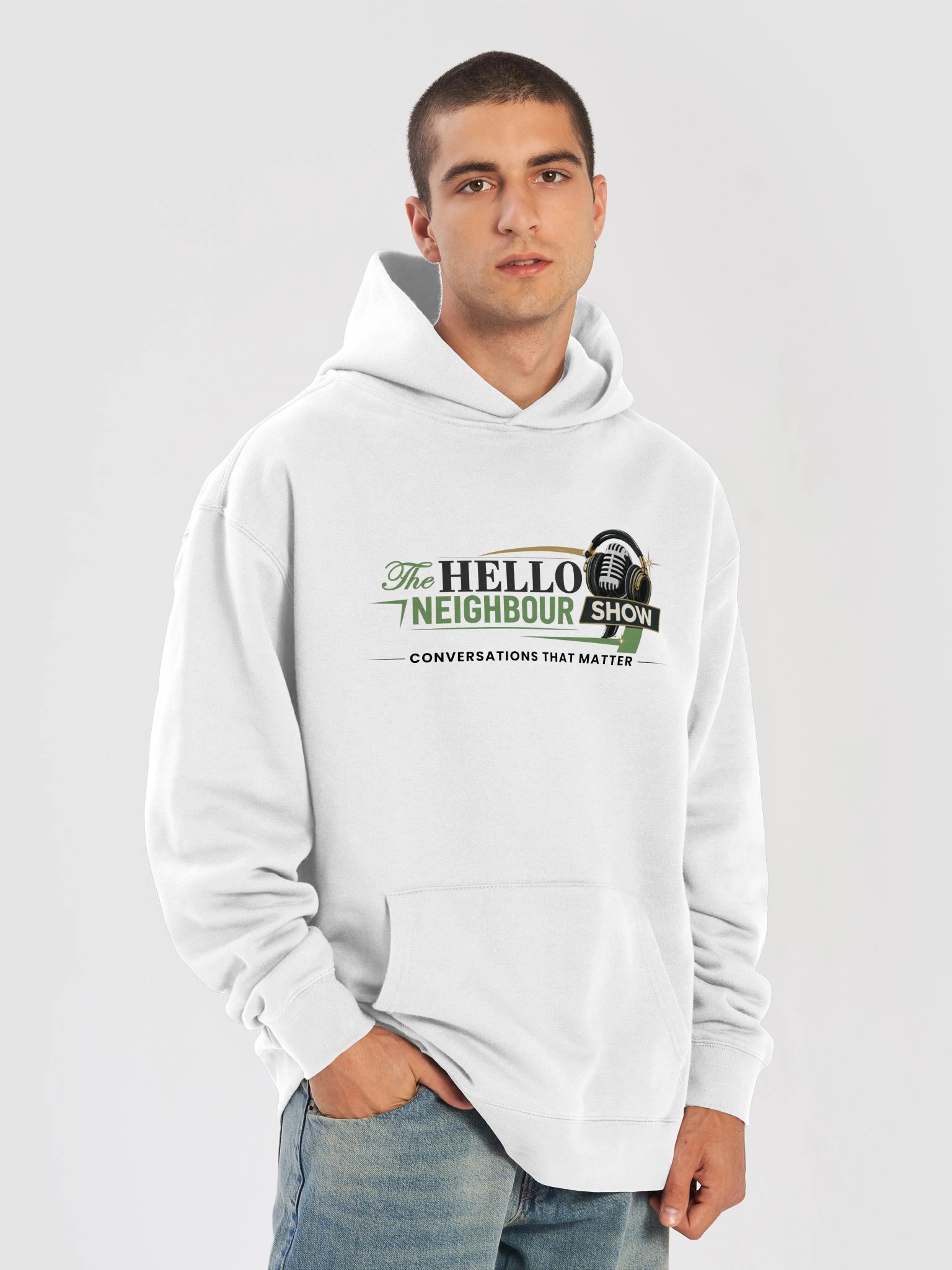 The Hello Neighbour Show™ Logo Hoodie | Official Premium Unisex Pullover product image (7)