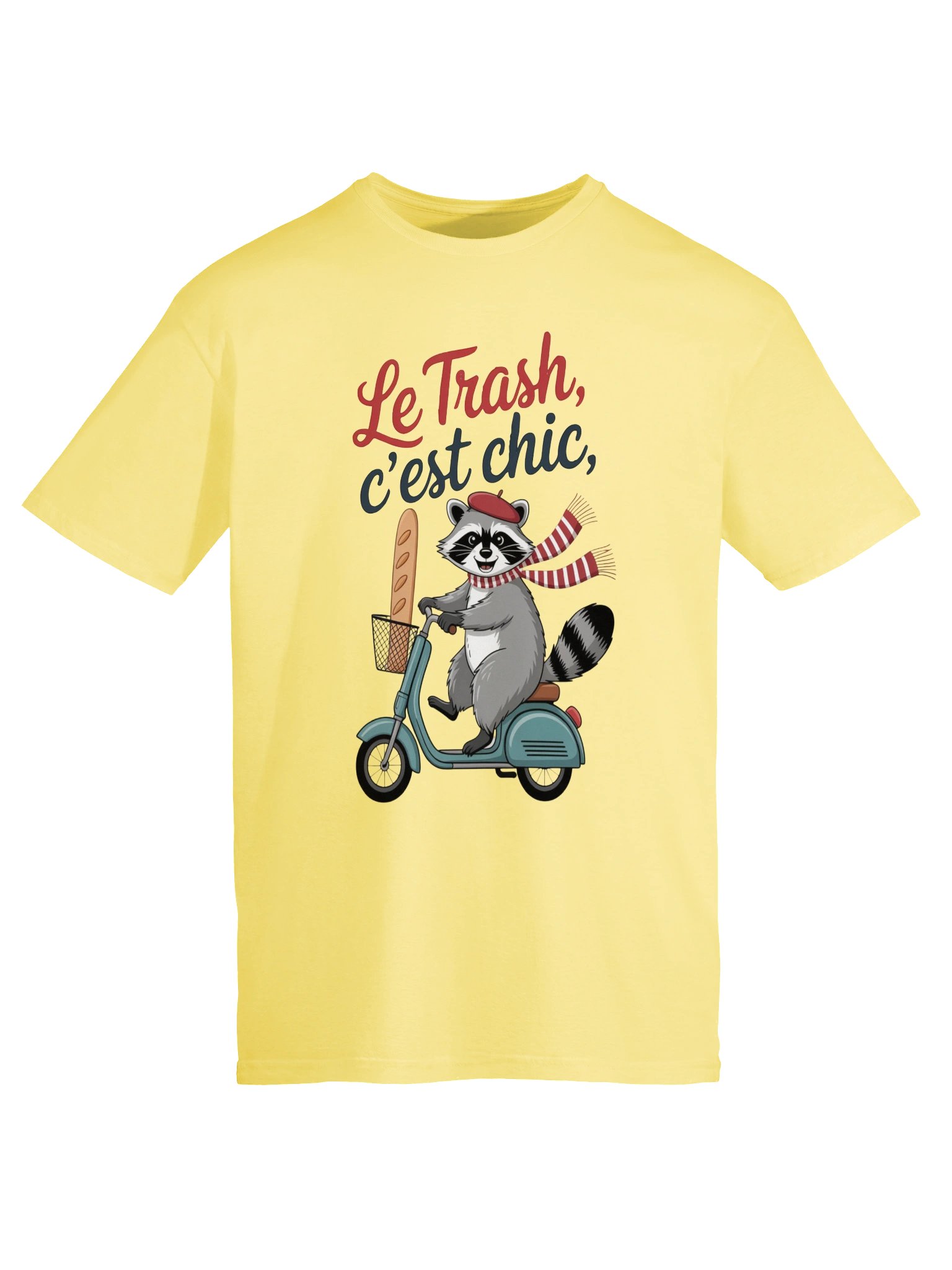 Raccoon T-Shirt | French Chic Trash Panda Graphic Tee for Raccoon Lovers product image (35)
