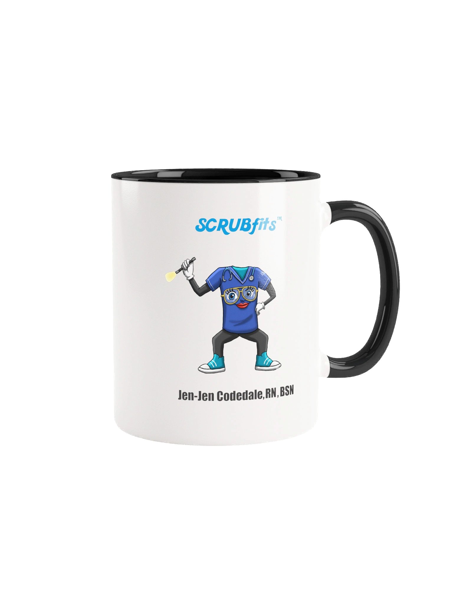 Ceramic Mug with Jen-Jen Codedale, RN, BSN product image (1)