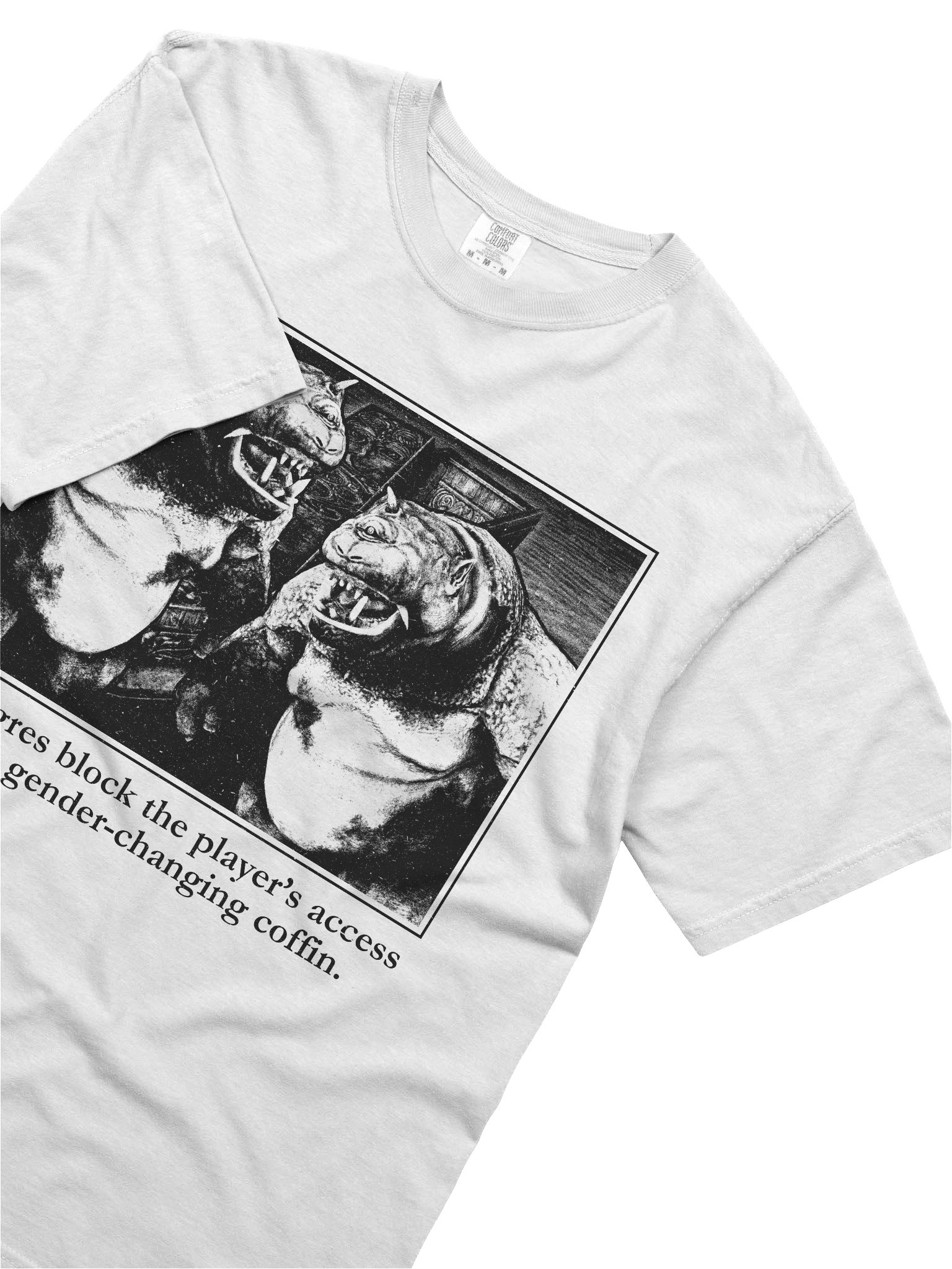 GENDER COFFIN T-SHIRT (WHITE) product image (2)
