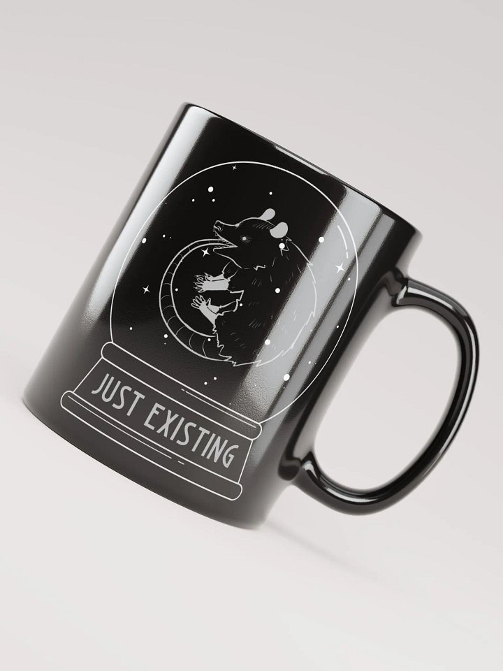 Just Existing glossy mug product image (1)