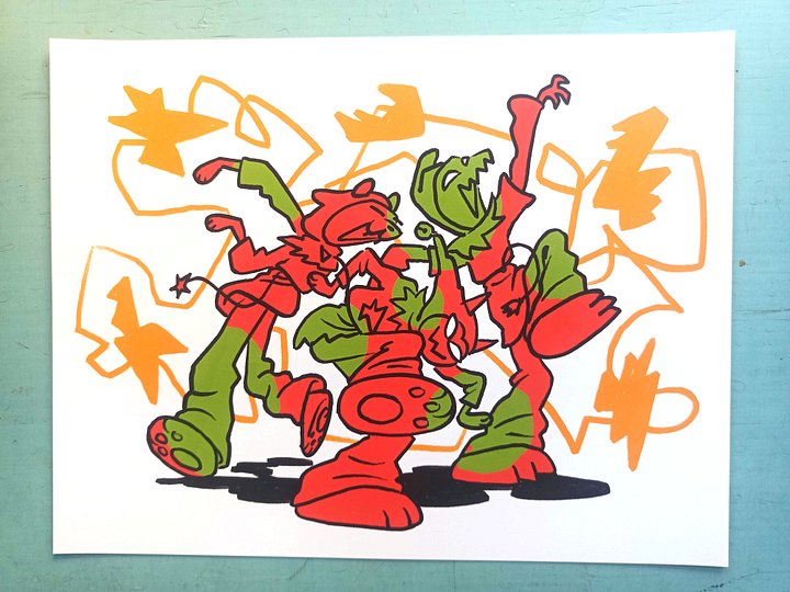 feudal ravers print product image (1)
