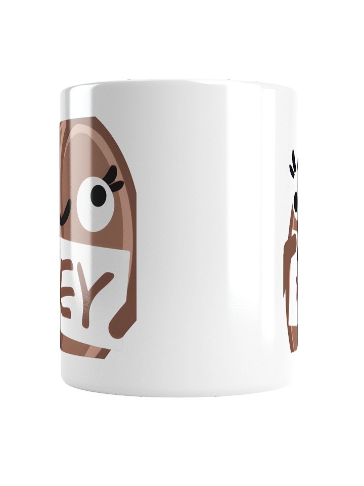 Hey Coffee Bean White Glossy Mug product image (4)