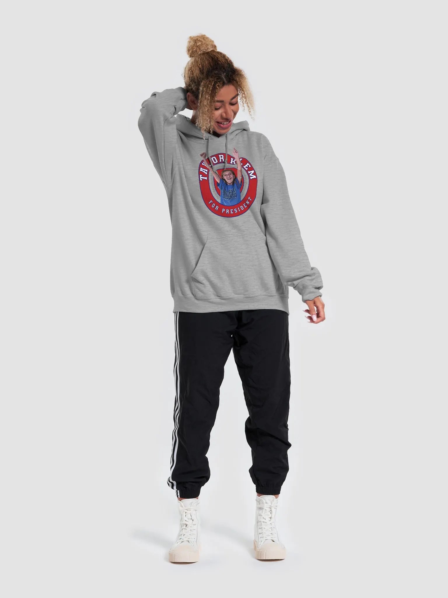 Taylor Klem for President Hoodie - Black Dots product image (11)