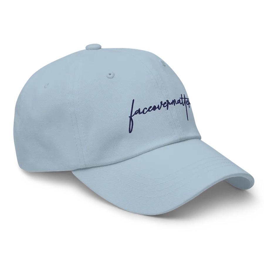 Faceovermatter Dad Hat (Light Blue) product image (3)