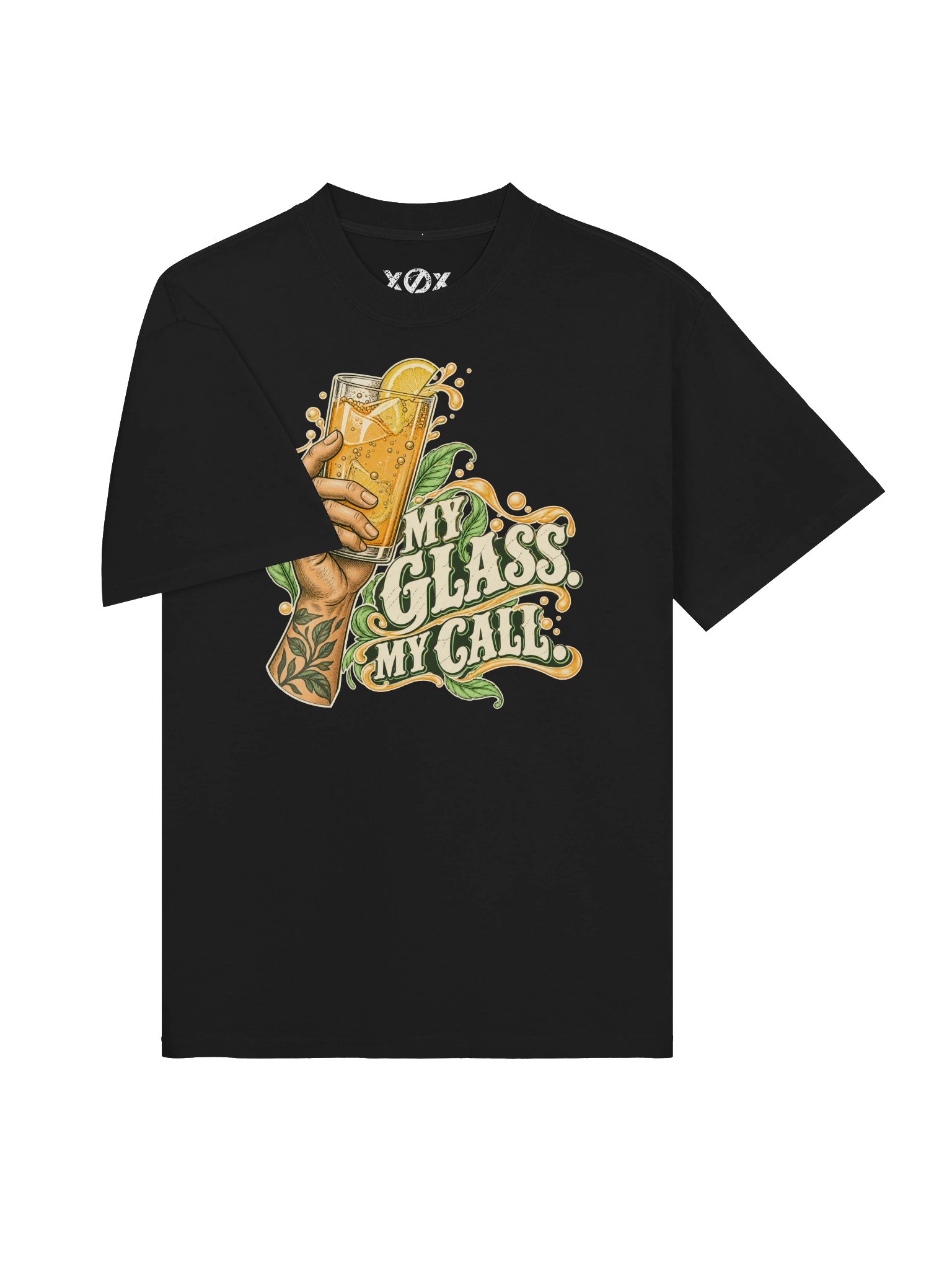 MY GLASS. MY CALL. — Men’s Oversized Graphic T-Shirt product image (3)