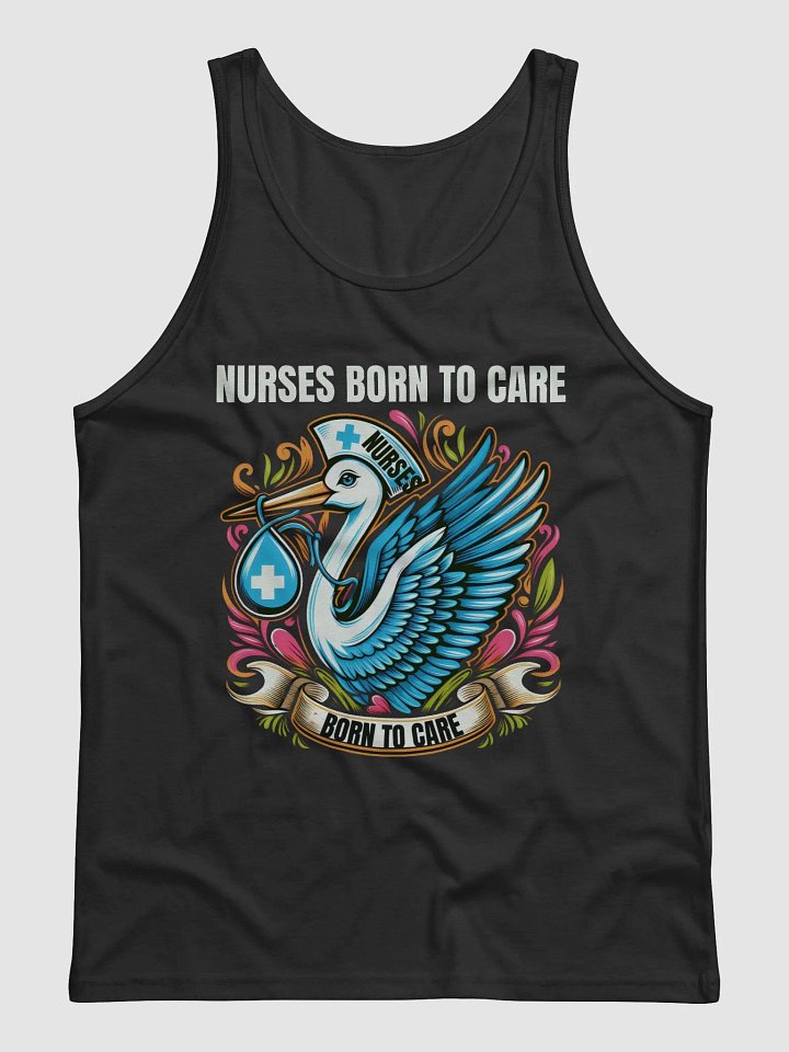 Nurse Stork Born to Care Tank product image (1)