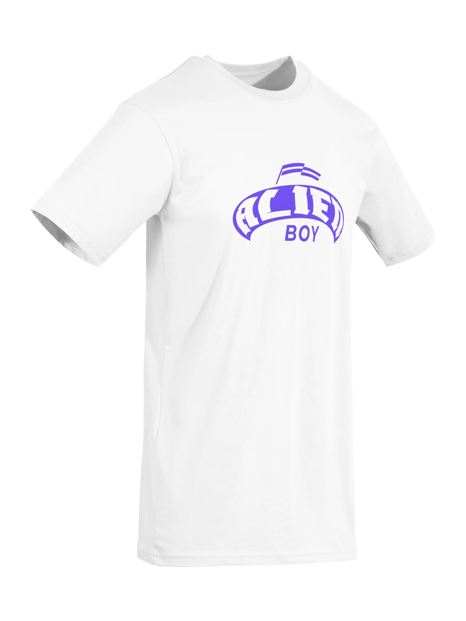 Alien Boy white Tee (Purple) product image (6)