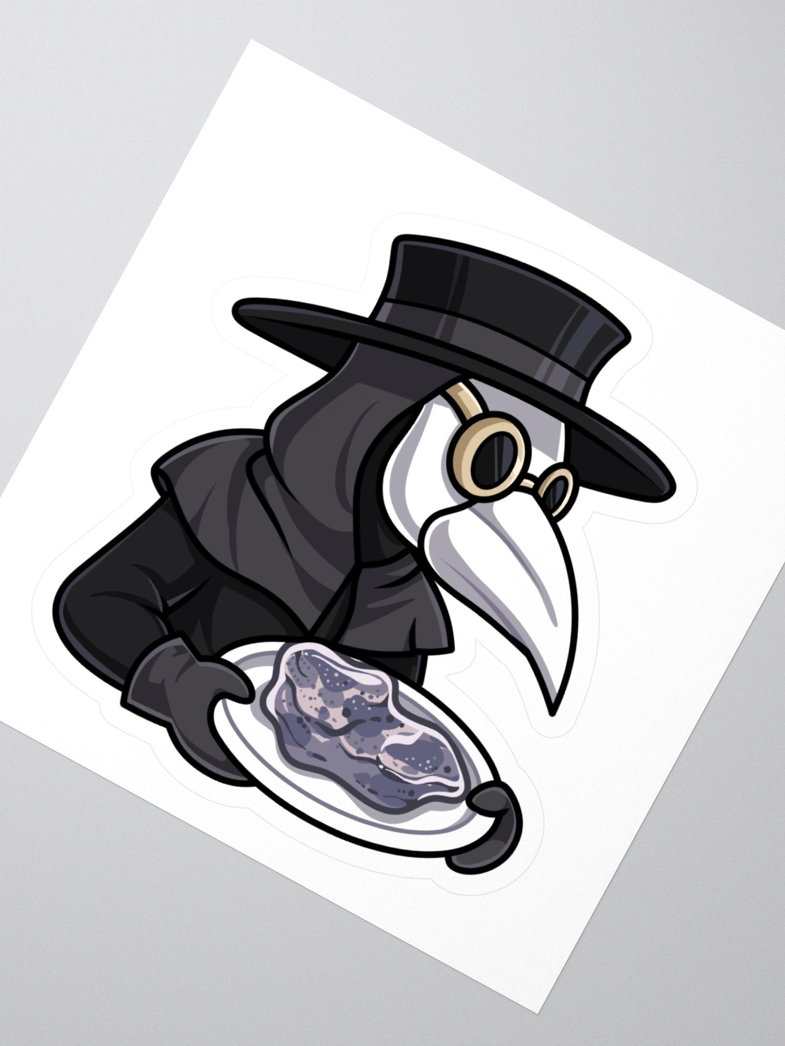 Bubonic Plague Chicken Sticker product image (2)