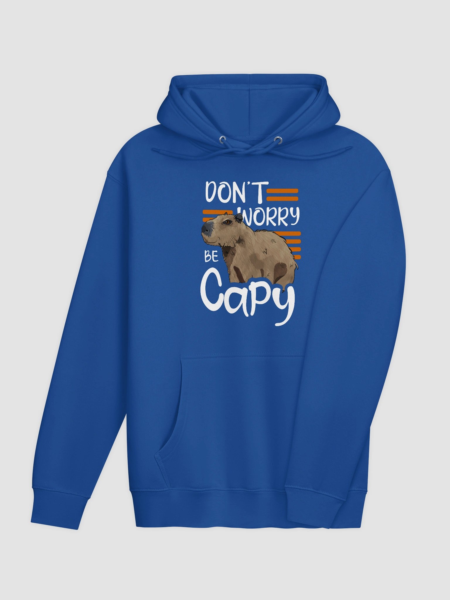 Don’t Worry, Be Capy – Cozy Capybara Lover Hoodie product image (10)