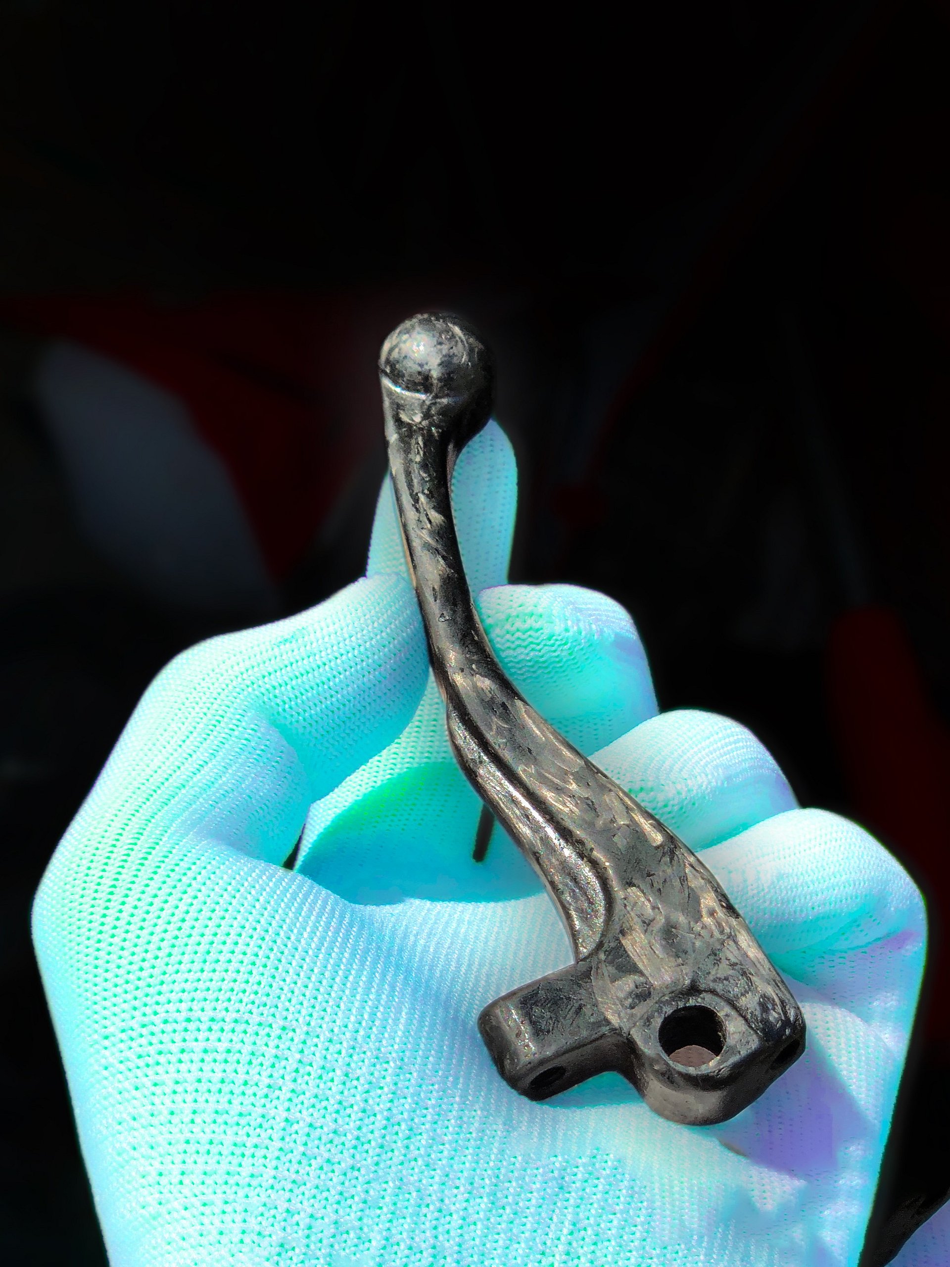 Carbon Fiber Brake Lever - Honda CR125 2002 | digital diy project product image (1)